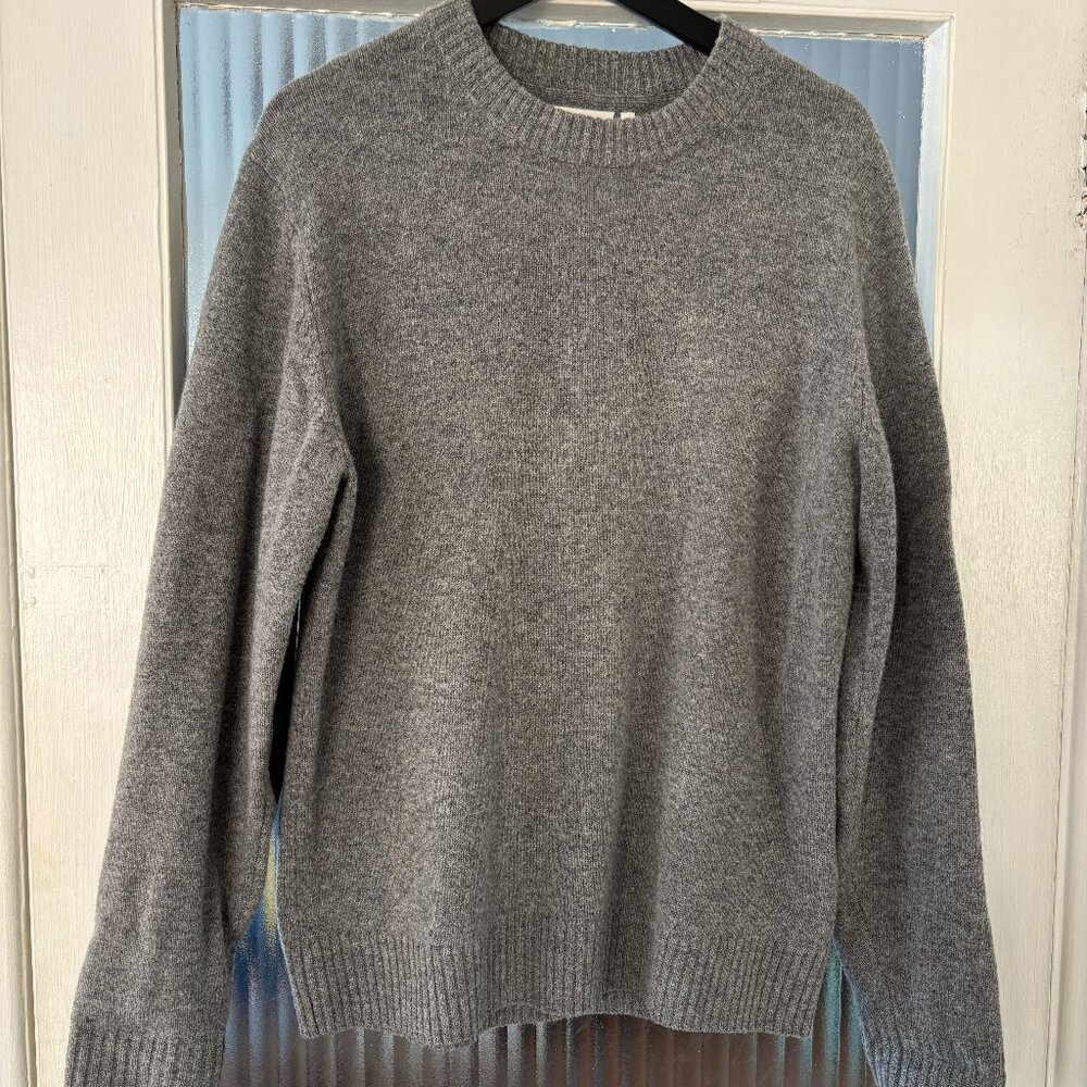 Fjällräven Grey Ovik Wool Sweater (Small)